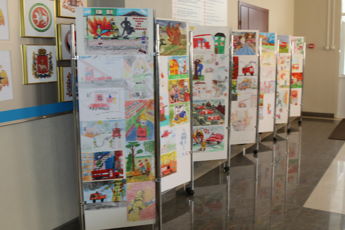 Подведены итоги конкурса детских работ, посвященных 370-летию пожарной охраны России